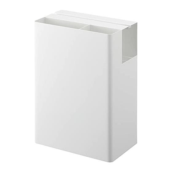 Yamazaki Jitsugyo Cleaner Tool Organizer White Approx. W20XD12XH28cm Tower Keeps things neat and tidy Cleaning tools storage 5516