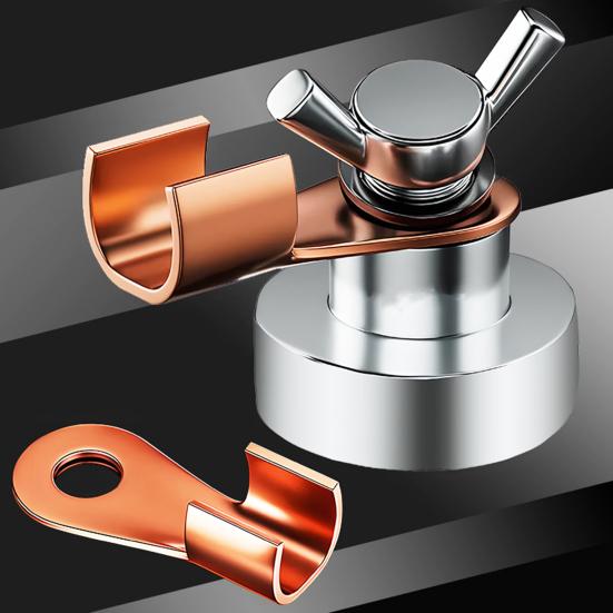 2 шт. сварочные магнитные заземляющие зажимы с высокой проводимостью, сильные магнитные адсорбционные сварочные заземляющие зажимы