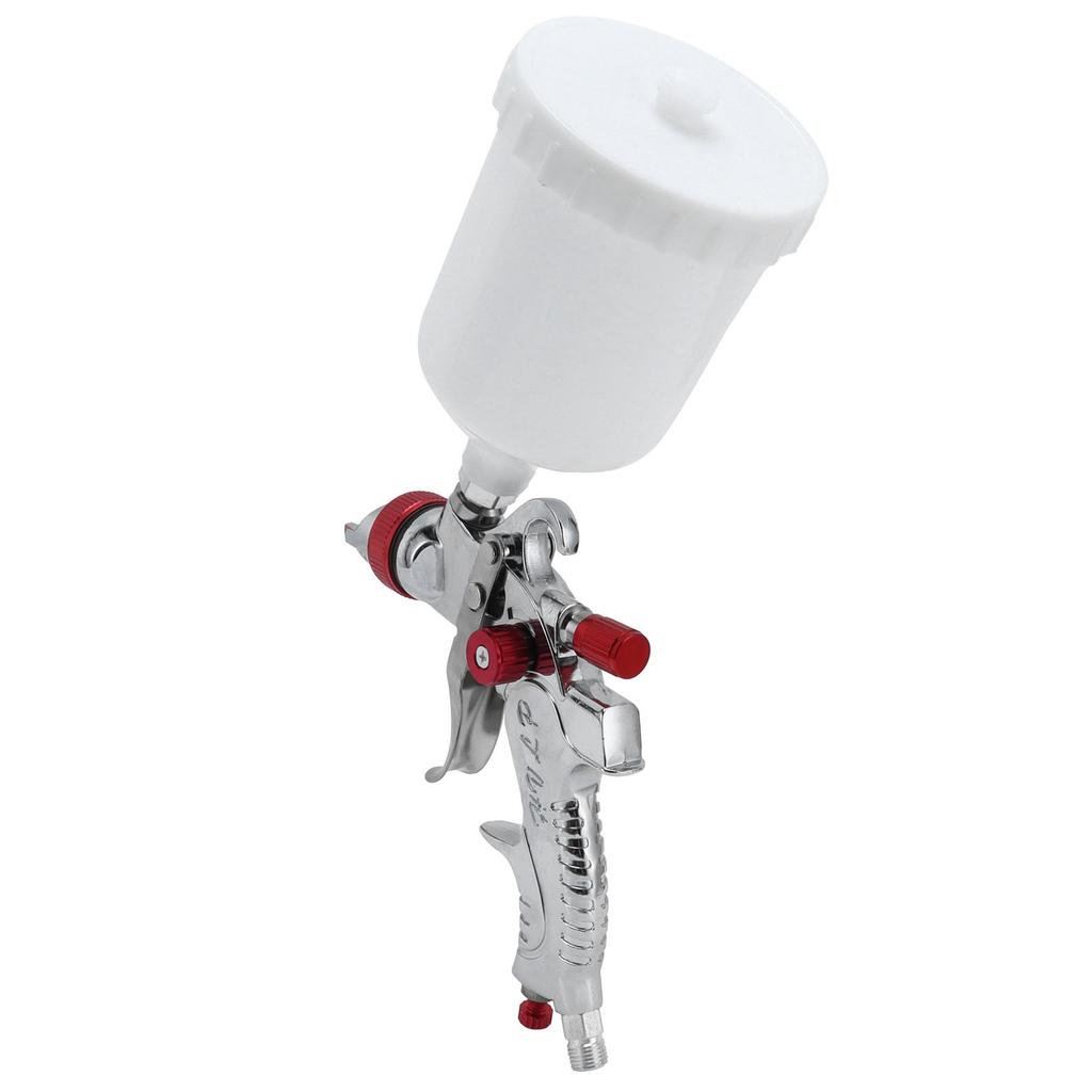 HVLP Spray Gun Manual Gravity Feed Spray Gun with 1.4/1.7/2.0mm Nozzles Paint Sprayer Kits