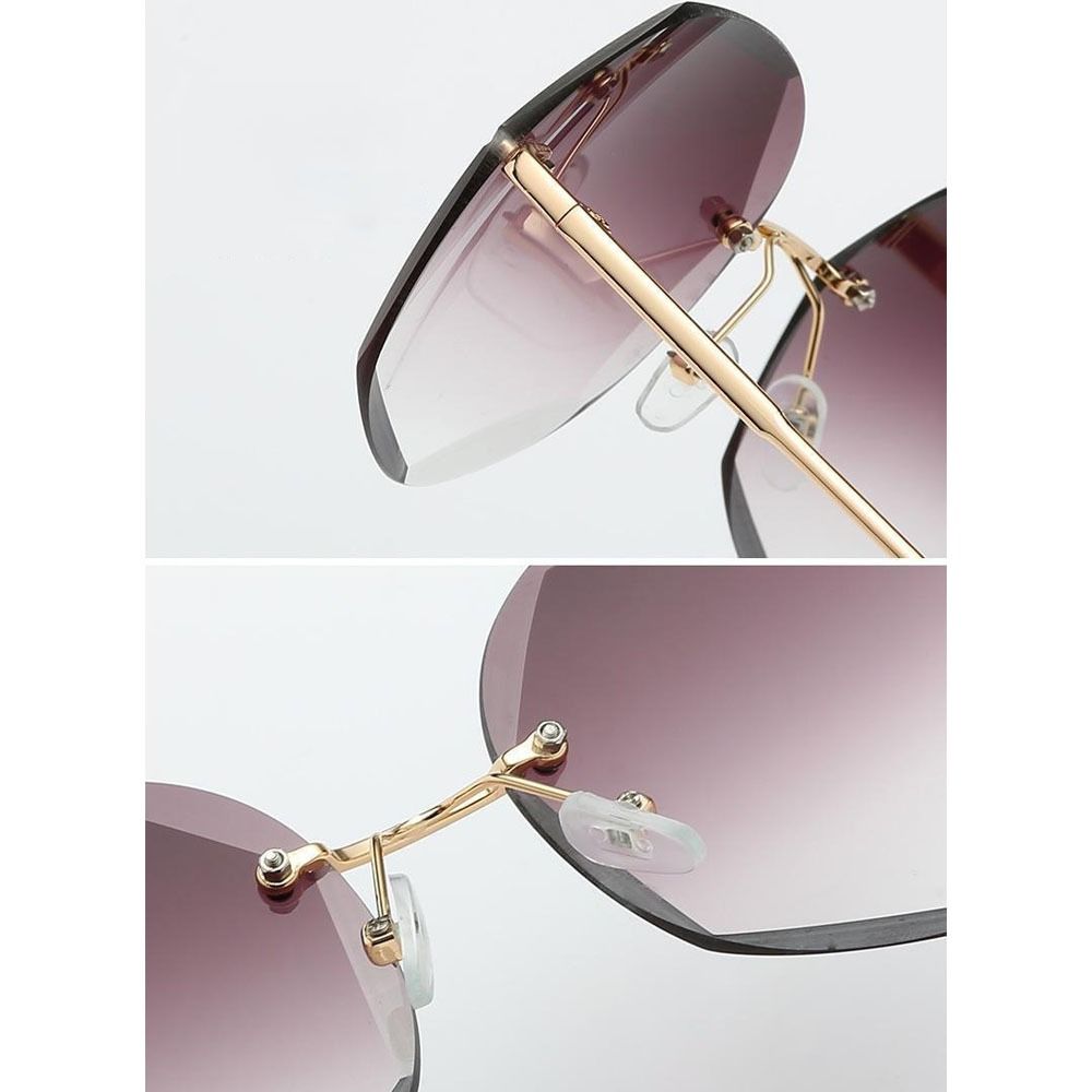 Retro Gradient Sunglasses Punk Driving Glasses Korean UV Protection Shades  for Women Man