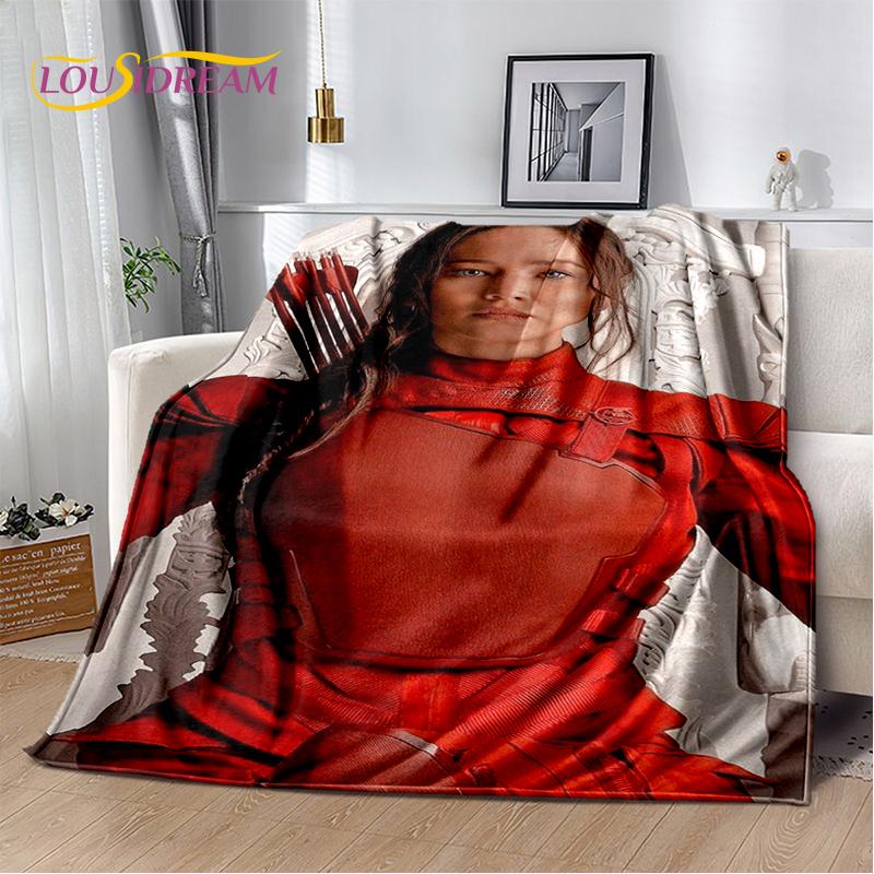 3D The Hunger Games Movie Archer Character Soft Flannel Blanket for Beds Bedroom Sofa Picnic,Throw Blanket for Cover Outdoors