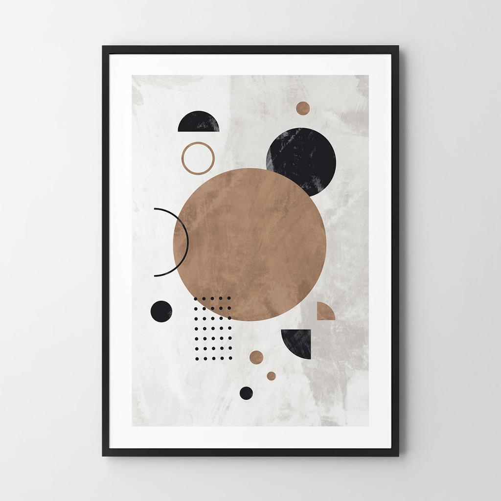 Plakat geometria minimalizm