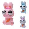 Simulation Rabbit Eyeball Burst Rabbit Cartoon Animal Squeeze Stretching Ball  Kids Holiday Gift