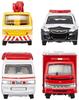 Takara Tomy Tomica Набор аварийных машин 5 миниатюрных машинок подходит для детей от 3 лет соответствует стандартам безопасности игрушек сертификация знака ST.