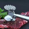 Stainless Steel Meat Tenderizer Mallet with Non-Slip Handle - Dual Nail Design for Effortless Tenderizing of Steak