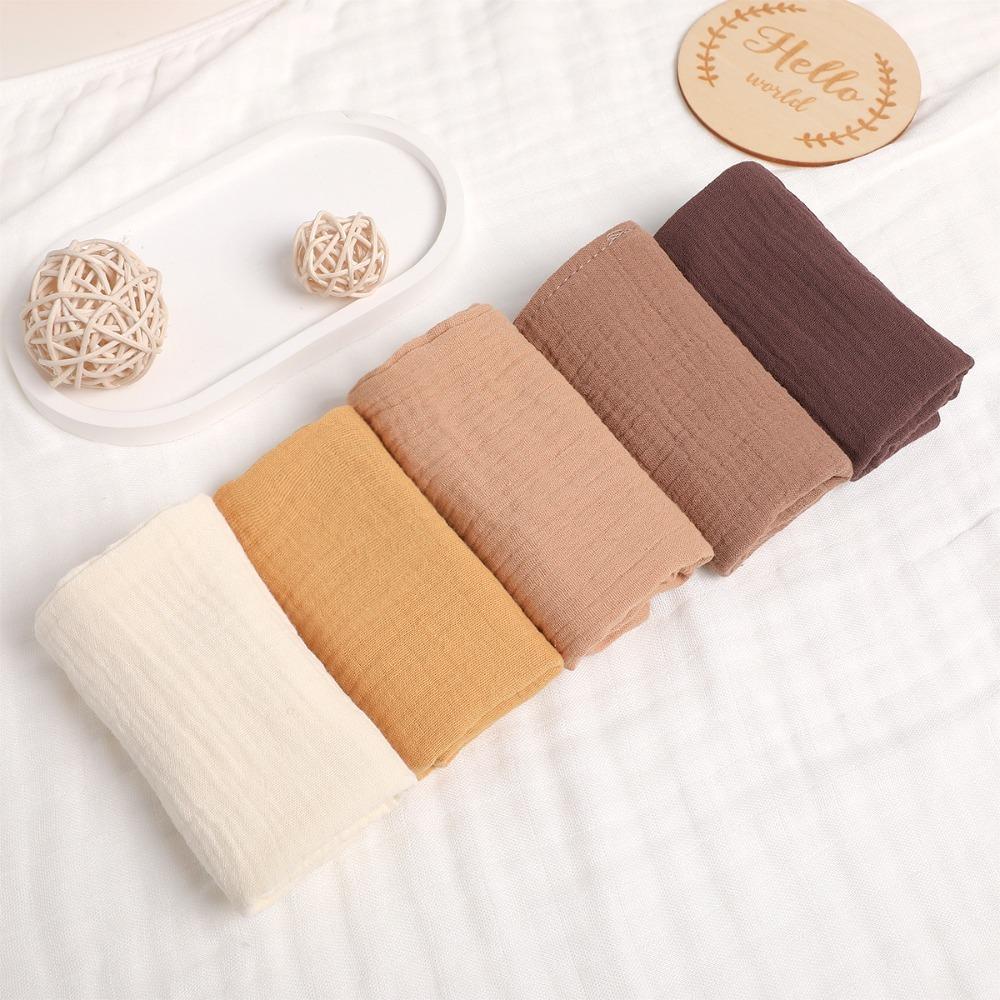 Soft Square Towels 4-Layer Pure Cotton Newborn Burp Cloth High Quality Baby Cotton Washcloth