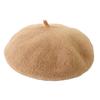Wool Felt Beret Women British Style Girls Beret Hat Lady Solid Color Winter Hats