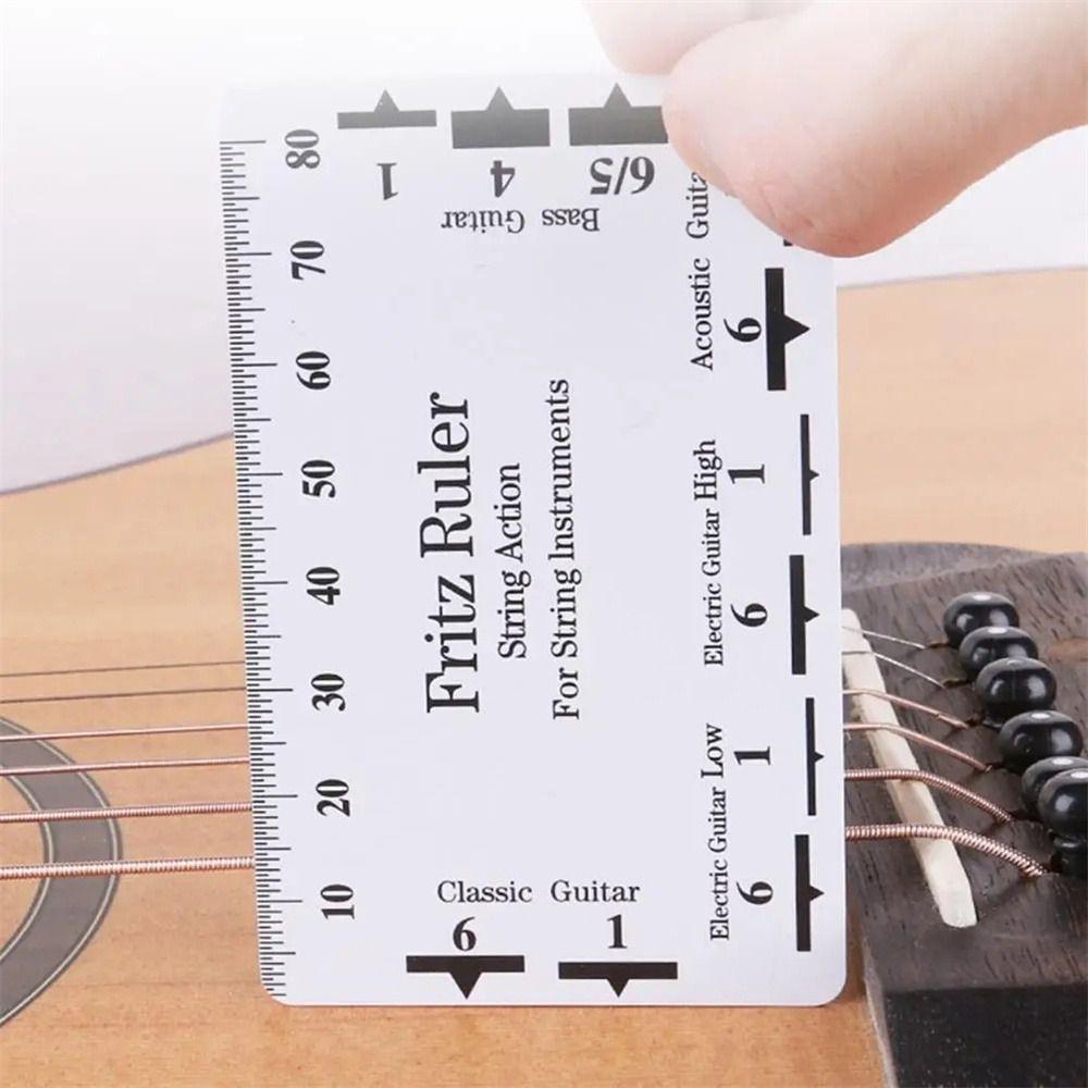 Measurement String Pitch Ruler Guitar Strings Action Gauge Ruler Guitar Ruler Classical Guitar