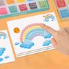 Graffiti Inkpad DIY Painting Inkpad Finger Drawing Fingerprint Painting Mud 12/24pcs/set   Kids Toy