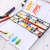 Rectangular Empty Watercolor Palette 12/24/52 Grid Watercolor Tin Palette  For Half/Full Pan