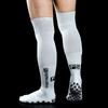 6 Pairs Football Socks Crew Socks and Knee High Socks Set Anti Slip Athletic Running Socks Outdoor