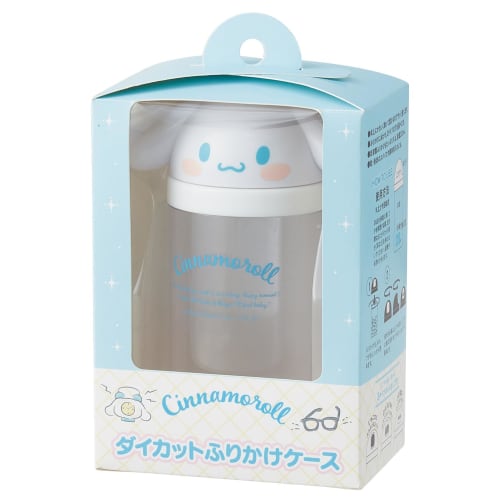 Skater Die-Cut Sprinkle Condiment Case, 220ml, Rotating, Sanrio Cinnamoroll Design, TW92D
