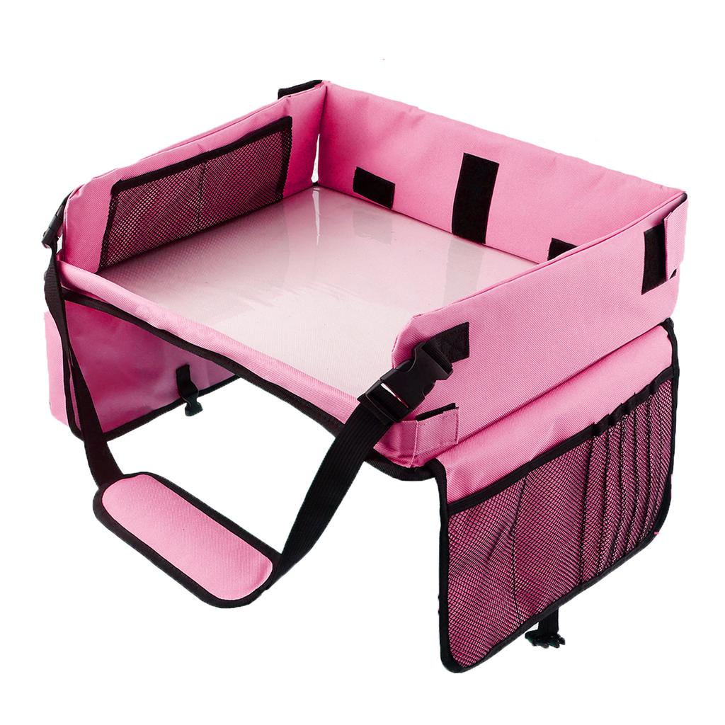 Kids Travel Seat Tray for Car Portable Toddler Seat Tray Foldable Car Seat Table for Children Boy Girl Safety Tray