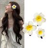 Plumeria Flower Hair Clips For Women Girls Hairpins Egg Flower Sweet Side Hair Clips Barrettes Hawaiian Party Hair Accessories