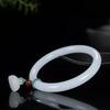 Natural Jinsi Jade Bracelet Fashionable Charm Emerald Hand Jewelry Bangle Gift