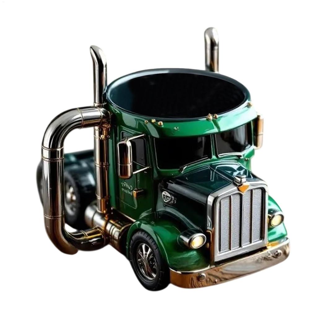 Realistic Truck Shaped Mug With Durable Resin Material Perfect For Truck Enthusiasts And Outdoor Sports Lovers
