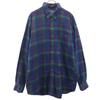 CHAPS RALPH LAUREN 80s Vintage Check Pattern Long Sleeve Flannel Button Down Shirt Men's Used