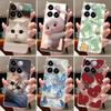 Гелевый чехол для Xiaomi 14T 14TPro Прозрачный Силиконовый Мягкий ТПУ Задняя крышка для Xiaomi 14T Pro Милый Кот Кролик Сердце Защитный Чехол