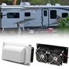 For Camper Trailer Motorhome Boat Marine Yacht Exhaust Fan Caravan Side Air Vent Ventilation 12V 25W