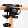 Super Clamp Mount U shaped Fixing Clamp with Rotatable Ball Head for LED Light Camera Microphone