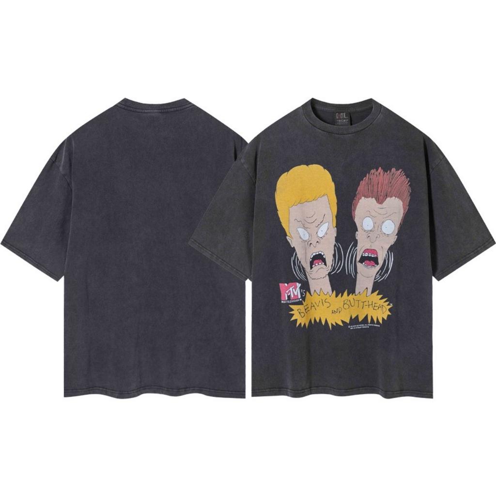 RogueWave Vintage Wash Heavy Cotton High Quality Short Sleeve T-shirt Fashion Casual for Men and Women