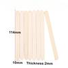 100pcs Natural Wooden Ice Cream Popsicle Sticks Wood Stick Ice Cream Spoon Hand Art Ice Cream Ice Cube Lollipop Cake Tools 93mm