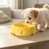 Cheese-shaped Pet Bowl, Cute Food and Water Bowl, Kitten, Puppy, Small Pet Food Platter, Daily Pet Food Dispenser