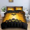 Halloween Flying Vampire Bedding Set Bats Duvet Cover Witchcraft Magic Comforter Cover Single Double King Polyester Quilt Cover