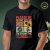 Men T-shirt High Quality Funny Cotton Vintage 1900s With Retro Media Icons Moto Casual Cool Loo