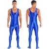 Men's Body Jumpsuit Sleeveless Full Suit One-Piece Jumpsuit Bodystocking Nightwear