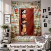 Custom Tapestry Wall Hanging, Snoopy Peanuts Personalized Name Text Home Wall Decor
