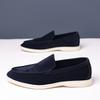 Модные Стильные Трендовые Уличные Ленивые Лоферы Замшевая Кожа Мужские Слипоны Летние Новые Мокасины для Вождения Повседневная Обувь Мужская Обувь для Вождения