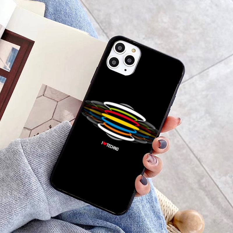Чехол для телефона Techno Music для iPhone 11 12 13 Mini Pro Max 8 7 6 6S Plus X 5 SE 2020 XR XS Funda Case