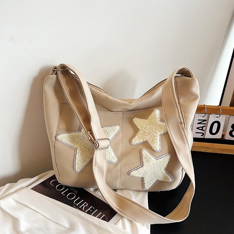 2023 Осень Женская Сумка-тоут большой вместимости - Повседневная для колледжа и поездок на работу, сумка кроссбоди