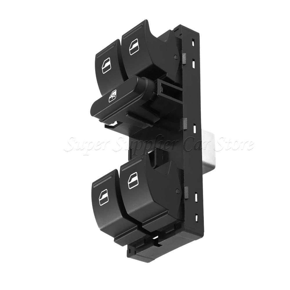 For 2009 2010 2011 2012 2013 2014 2015 2016 2017 VW Tiguan/Golf/Jetta/CC/Passat Window Master Switch Button 1K4959857B 5ND959857