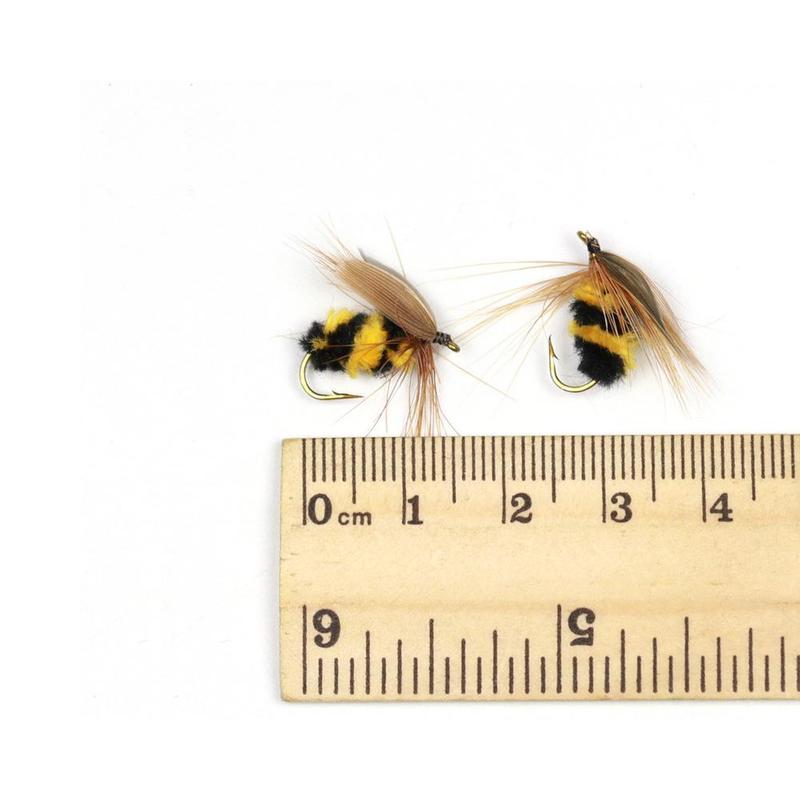 Совершенно новые высококачественные 10 шт. #10 искусственные насекомые для ловли форели нахлыстом приманки SCZ7517 V9O4
