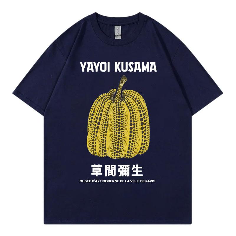 Japanese Yayoi Kusama TShirt Unisex Unisex Casual Fashion Short Sleeve TShirts High Quality Cotton Oversized T Shirt Streetwear