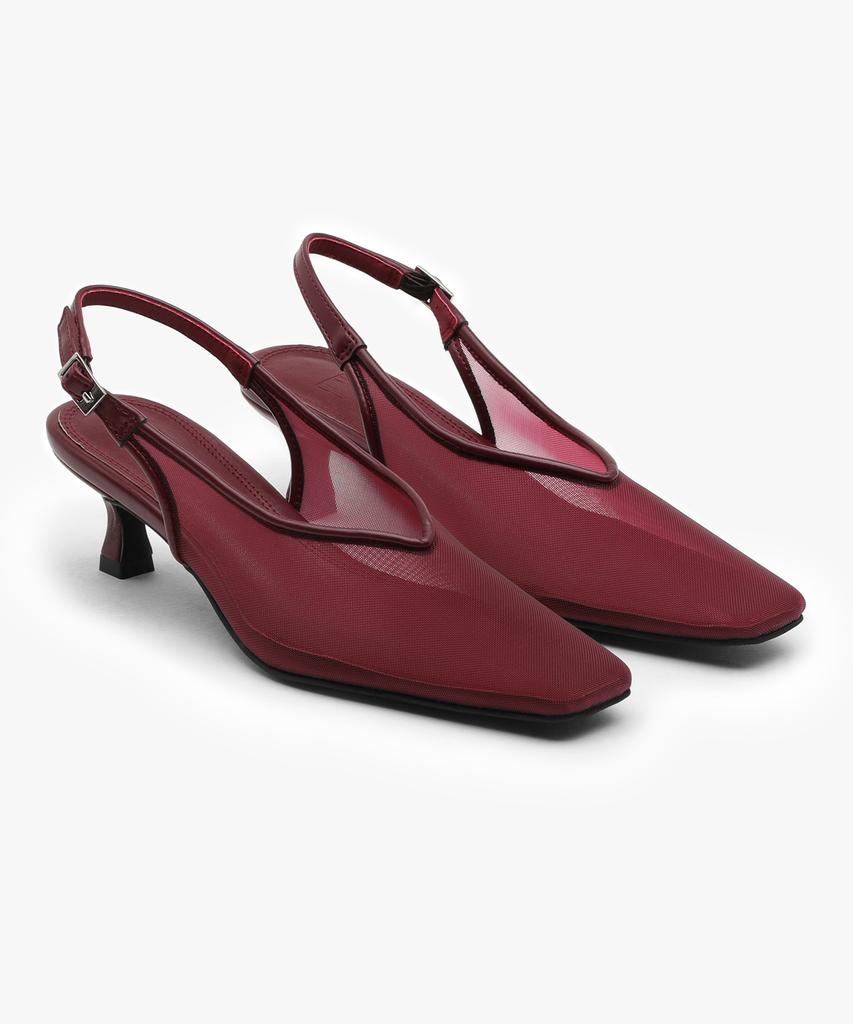 Босоножки-слингбэки Epure Rium с квадратной сеткой (3Color)