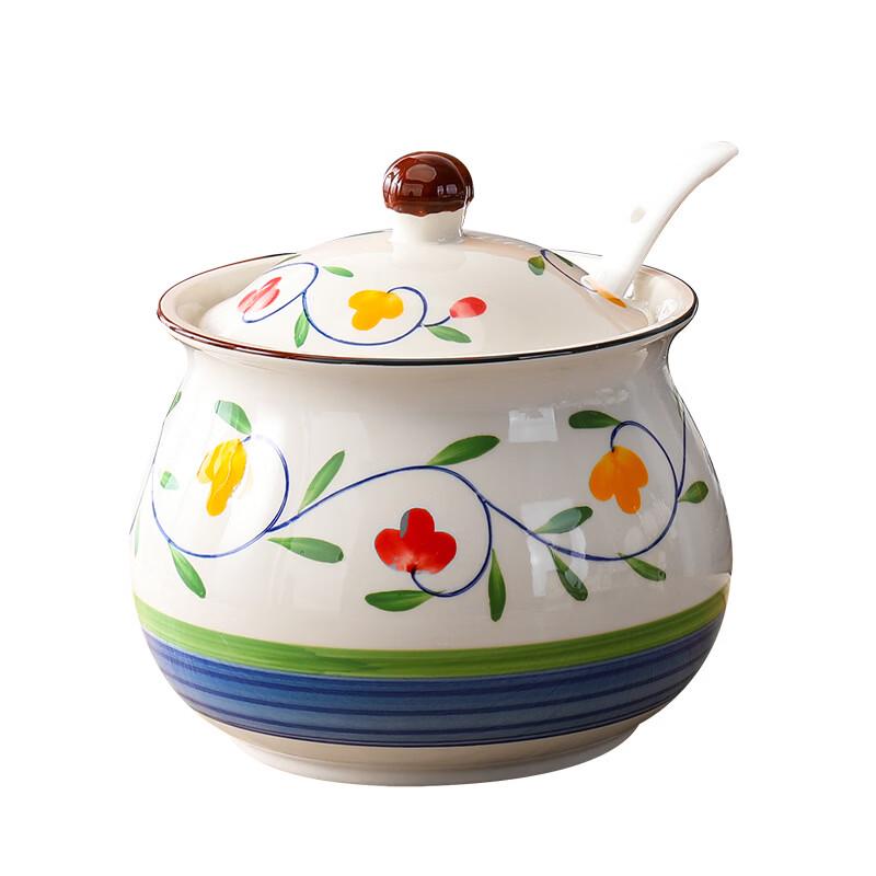 Colorful Ceramic Seasoning Jars Set