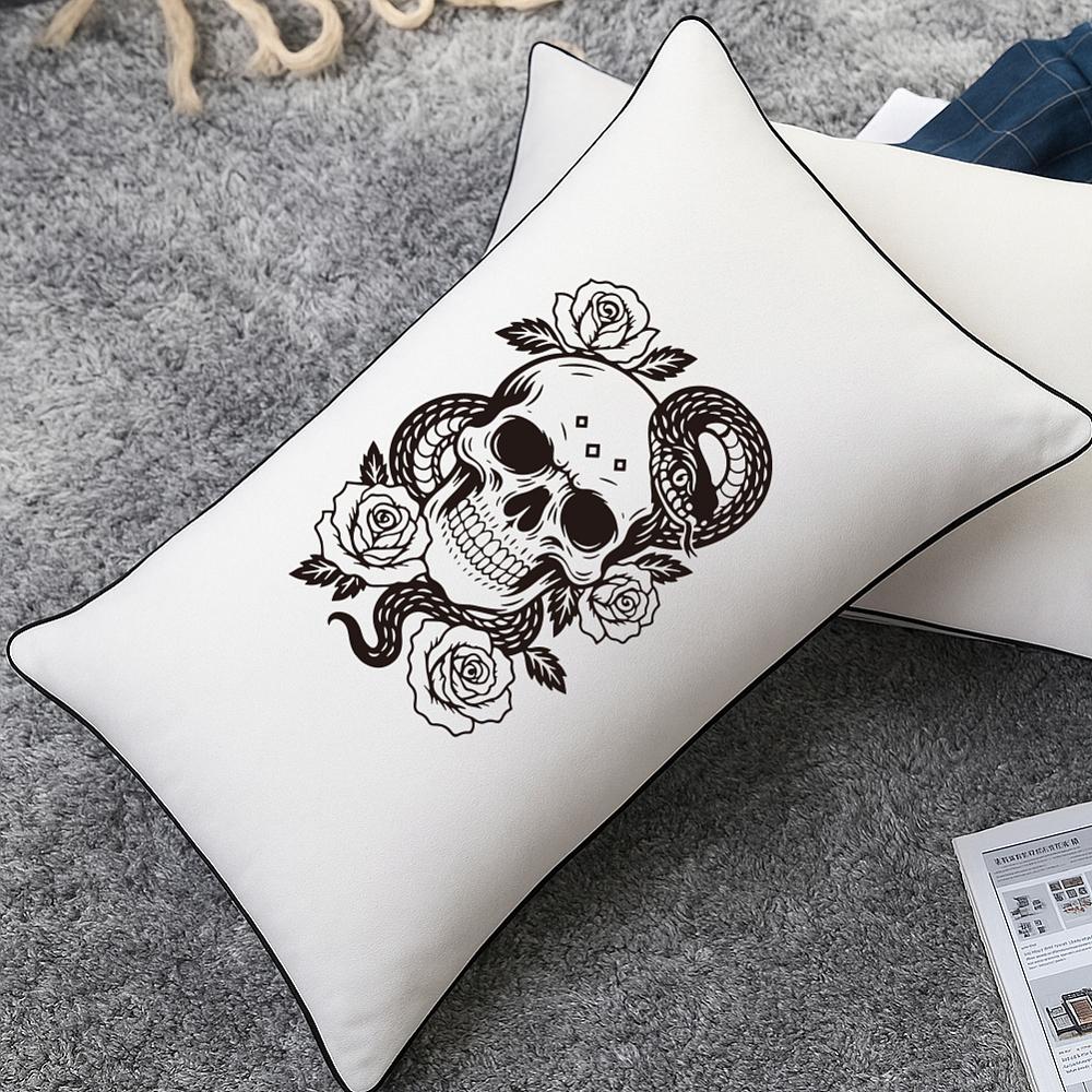 2pcs Self-Adhesive Silk Screen Printing Stencil for Painting on Wood DIY Decoration T-Shirt Fabric Skull 220x280mm
