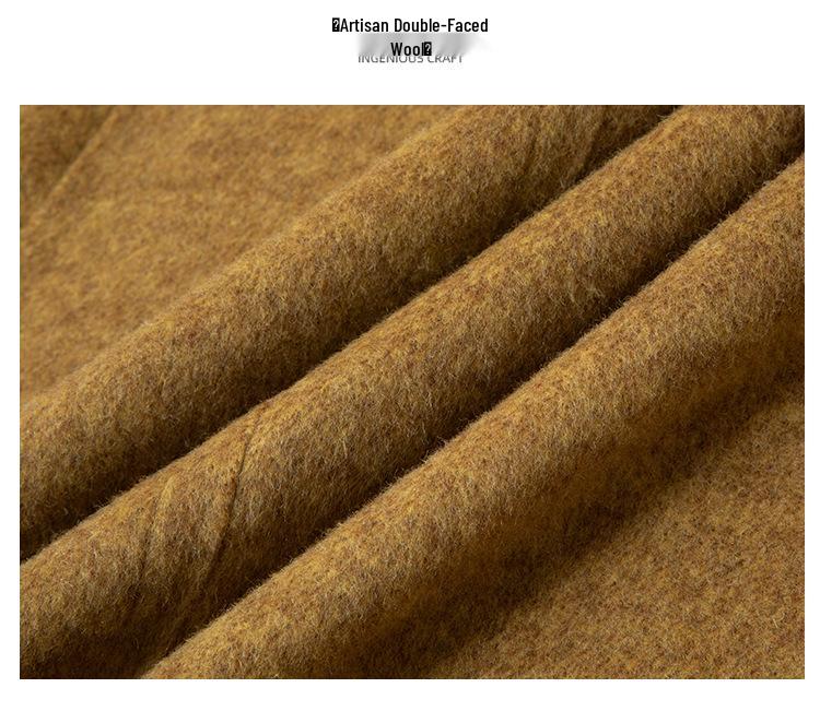 Women's Double-Sided Cashmere Over-the-Knee Coat - 2025 Autumn/Winter Lapel Style