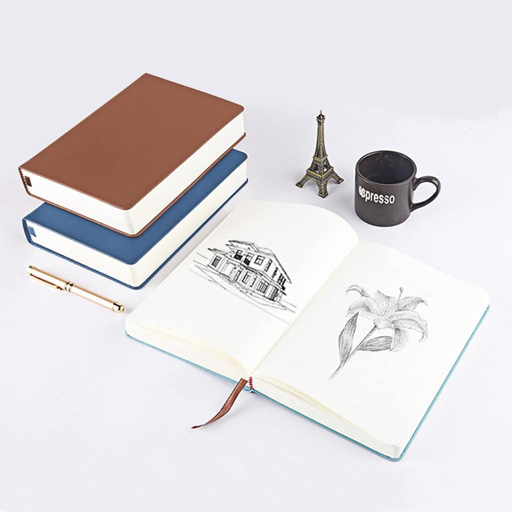 Блокнот для зарисовок формата A5 с чистыми страницами из искусственной кожи для и скандинавского 330 деловой универсальный блокнот для офиса на открытом воздухе,
