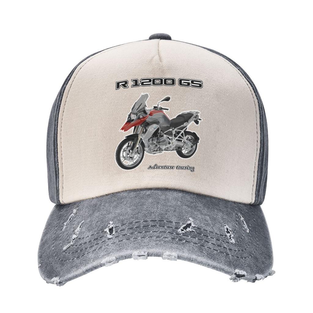 R1200GS Adventure Sport Motorcycles Merch Unisex Baseball Cap R 1200 GS Moto Distressed Washed Caps Hat Casual Soft Headwear
