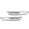 1 Pair Rearview Mirror Turn Signal Shell 9814464680 Wing Mirror Indicator Lamp Lens Replacement for