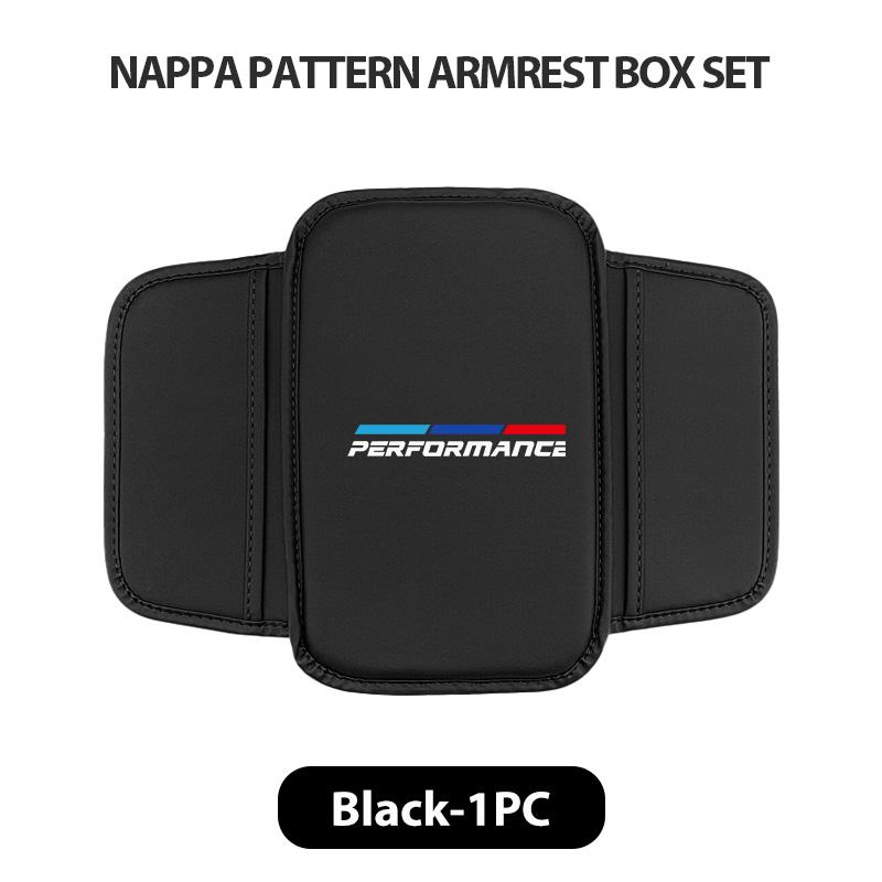 AAACG1 Universal Car Armrest Box Height Pad With Pocket Accessories For BMW 1 3 4 5 6 7 Series M X1 X3 Performance Alpina G20 F20