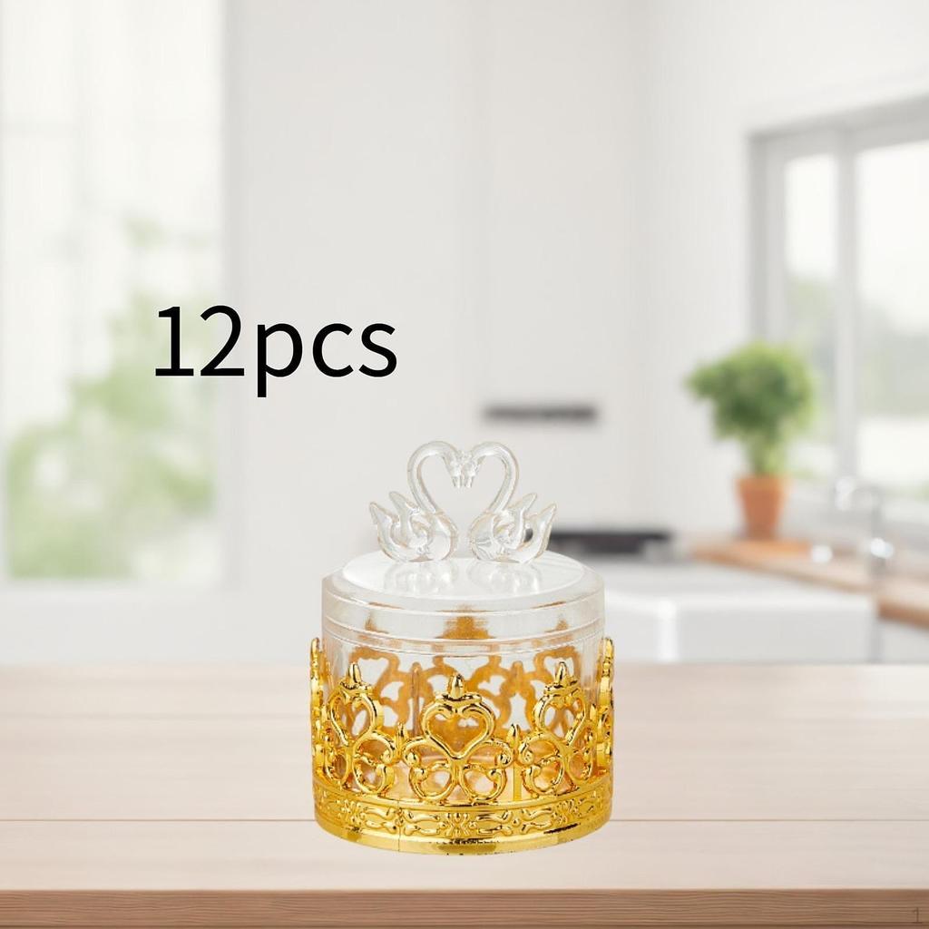 12 штук коробки для хранения конфет коробки для угощений декоративный декор упаковочные контейнеры для фестиваля