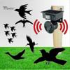 Solar Powered Outdoor Ultrasonic Pest Bird Crow Animal Repeller Repellent Scarer SZRH A-F