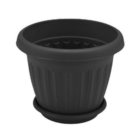 Большой цветочный горшок, устойчивый к погодным условиям, с дренажными отверстиями и поддоном, устойчивый к трещинам горшок для комнатных растений, уличных орхидей, суккулентов, трав