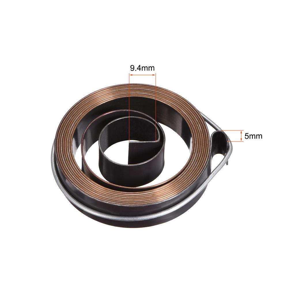 Drill Press Return Spring Quill Spring Feed Return Coil Spring Assembly Blackening Expand Length 680-1800mm Spring OD 34-66mm