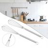 2PCS Mini Small Stainless Steel Balloon Wire Whisk Set Whip Mix Stir Beat